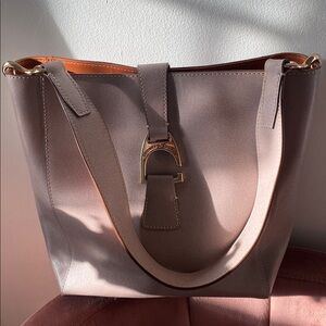 Dooney & Bourke Taupe Tote Bag
